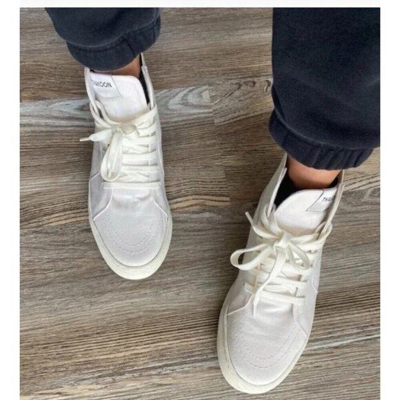 Thakoon Blue Custom Hand-Dyed High-Top Sneakers Tennis Shoes SZ 37 New In Box - Picture 9 of 12